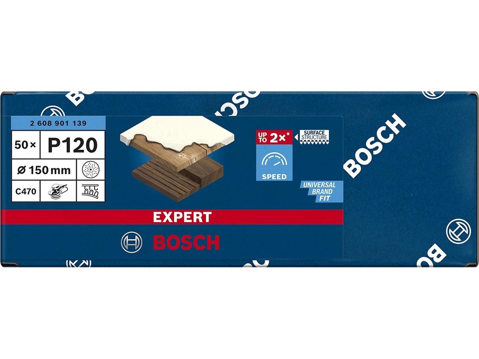 Bosch sanding blade exc 150mm k120 multi 50 pcs