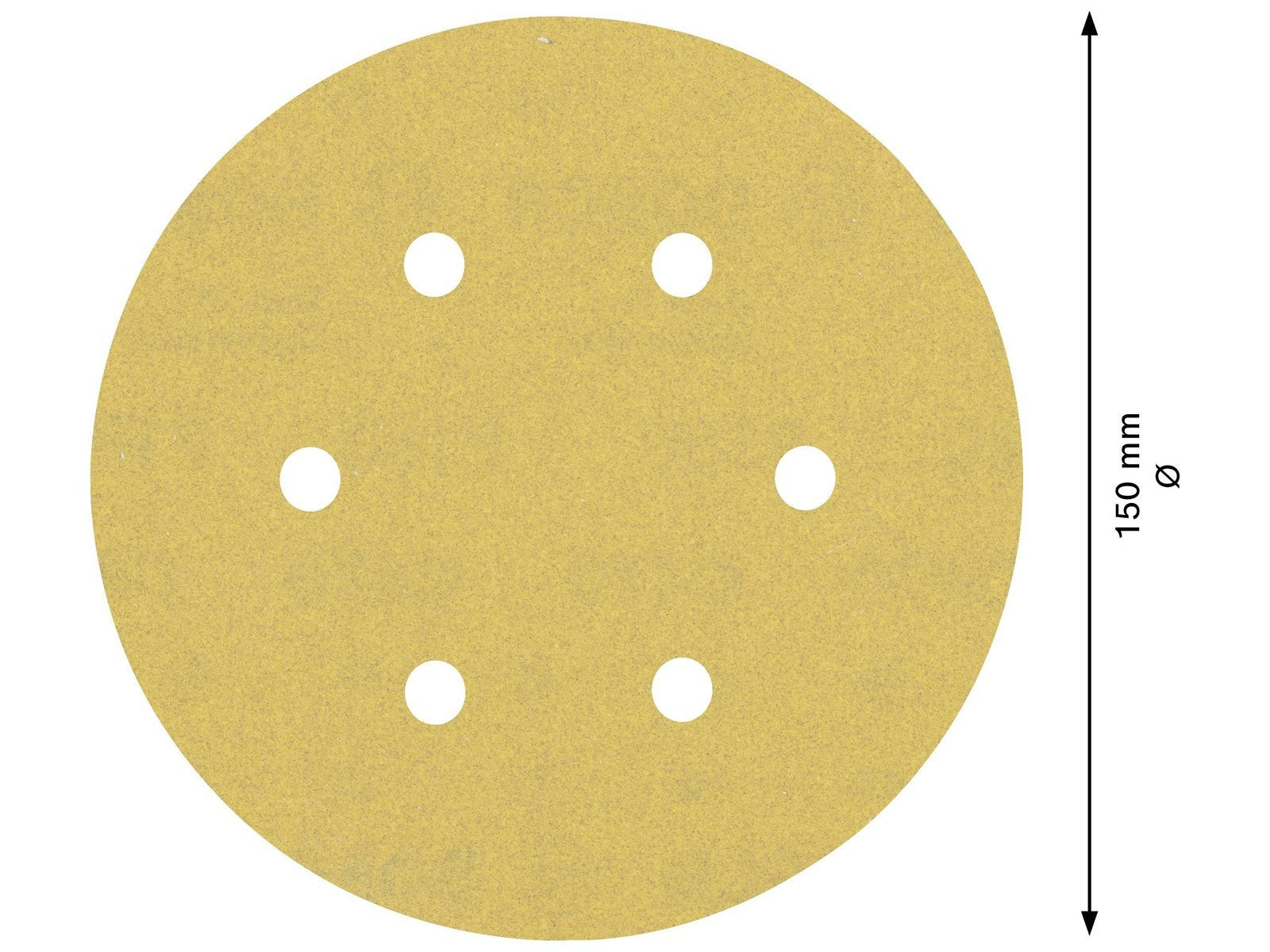 Bosch SLIBEBLAD EXC 150MM K180 6H 50 STK