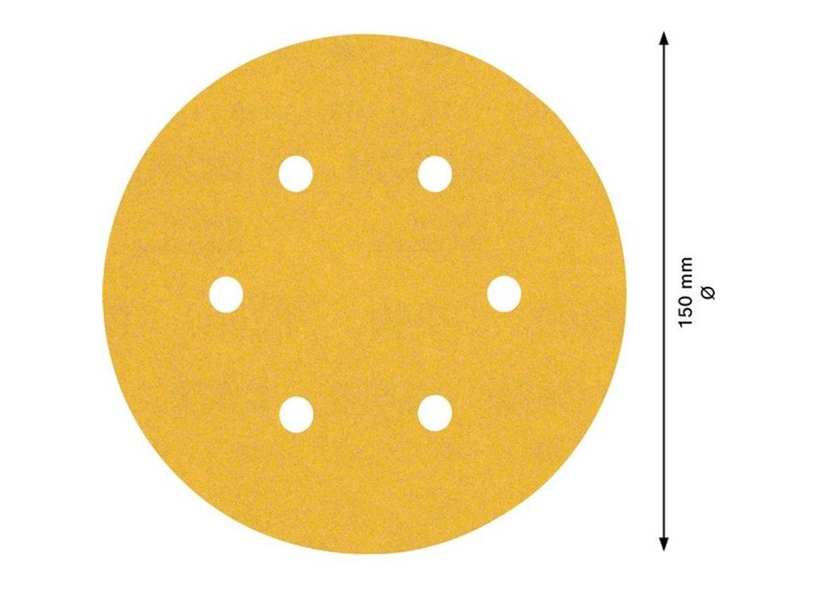 Bosch SLIBEBLAD EXC 150MM K240 6H 50 STK