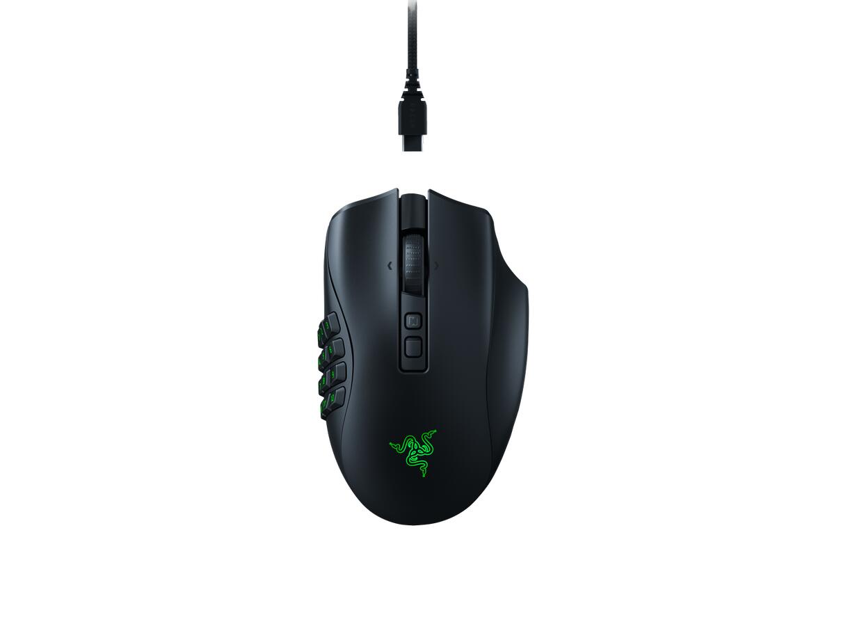 Razer Naga V2 Pro - Kabellose MMO-Gaming-Maus