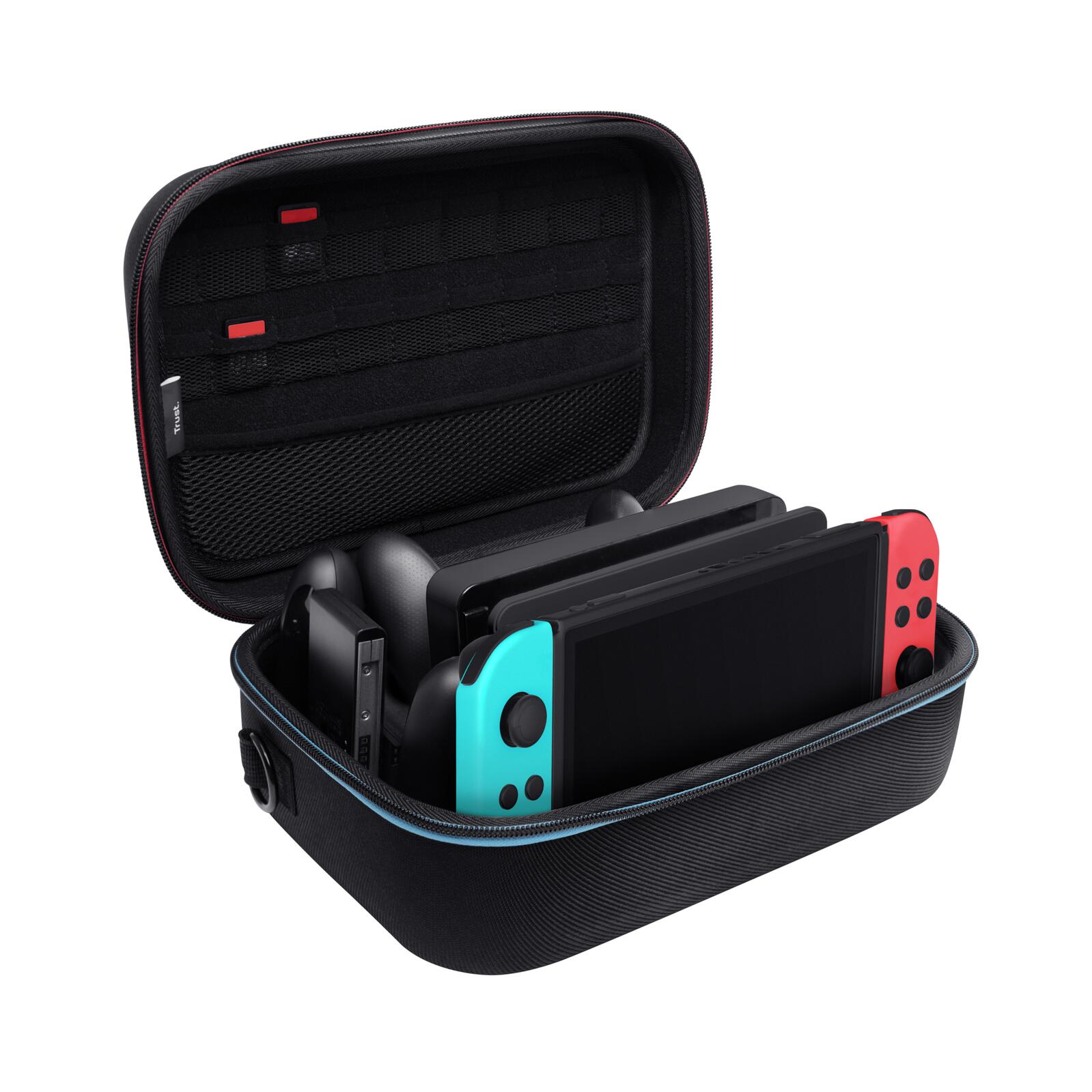 Trust Gaming GXT 1247 XXL Hartschalenetui für Nintendo Switch - Schwarz