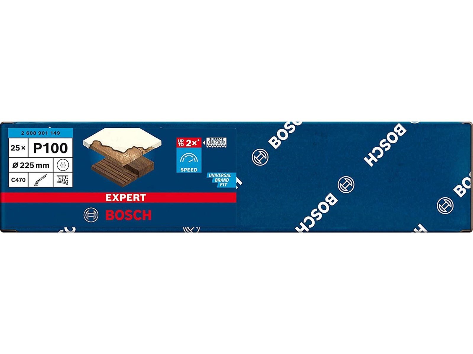 Bosch sanding blade exc 225mm k100 19h 25 pcs