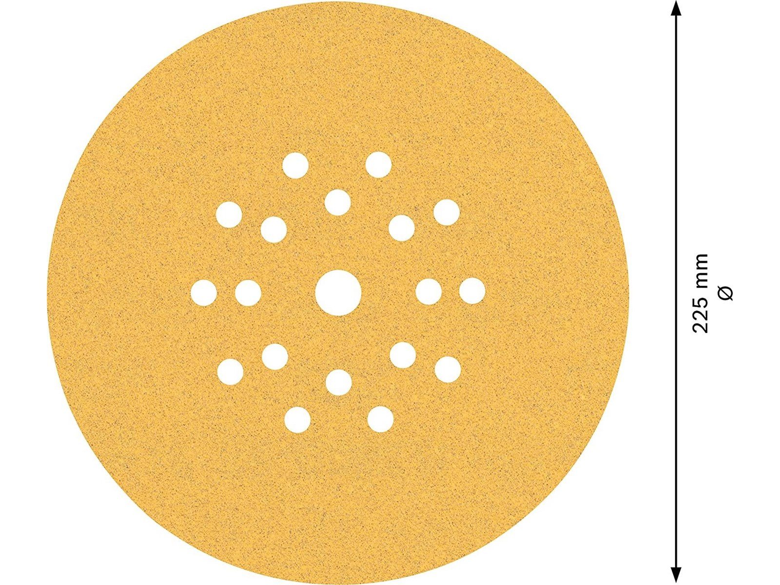 Bosch sanding blade exc 225mm k100 19h 25 pcs