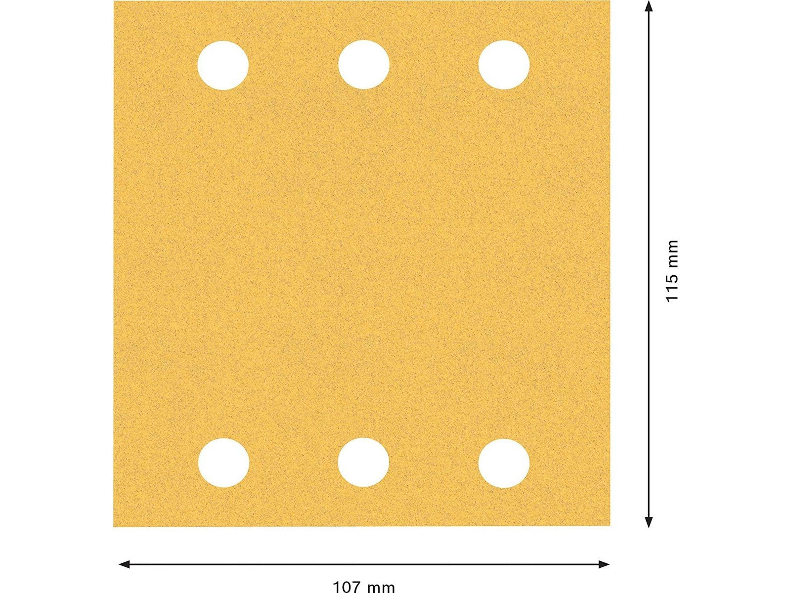 Bosch SLIBEBLAD PLAN 115X107MM K120 10 STK