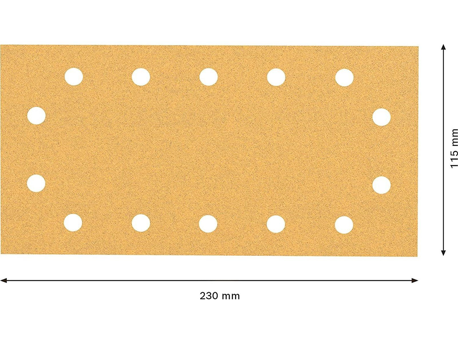 Bosch SLIBEBLAD PLAN 115X230MM K100 14H 50 STK