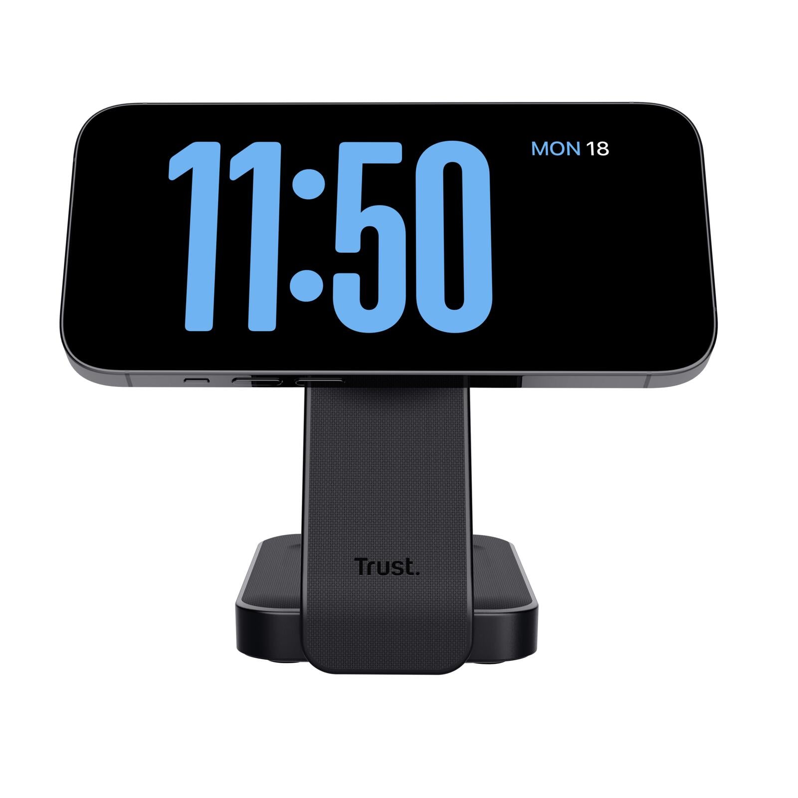 Trust Viro Kabellose, magnetische 3-in-1- Ladestation - Schwarz