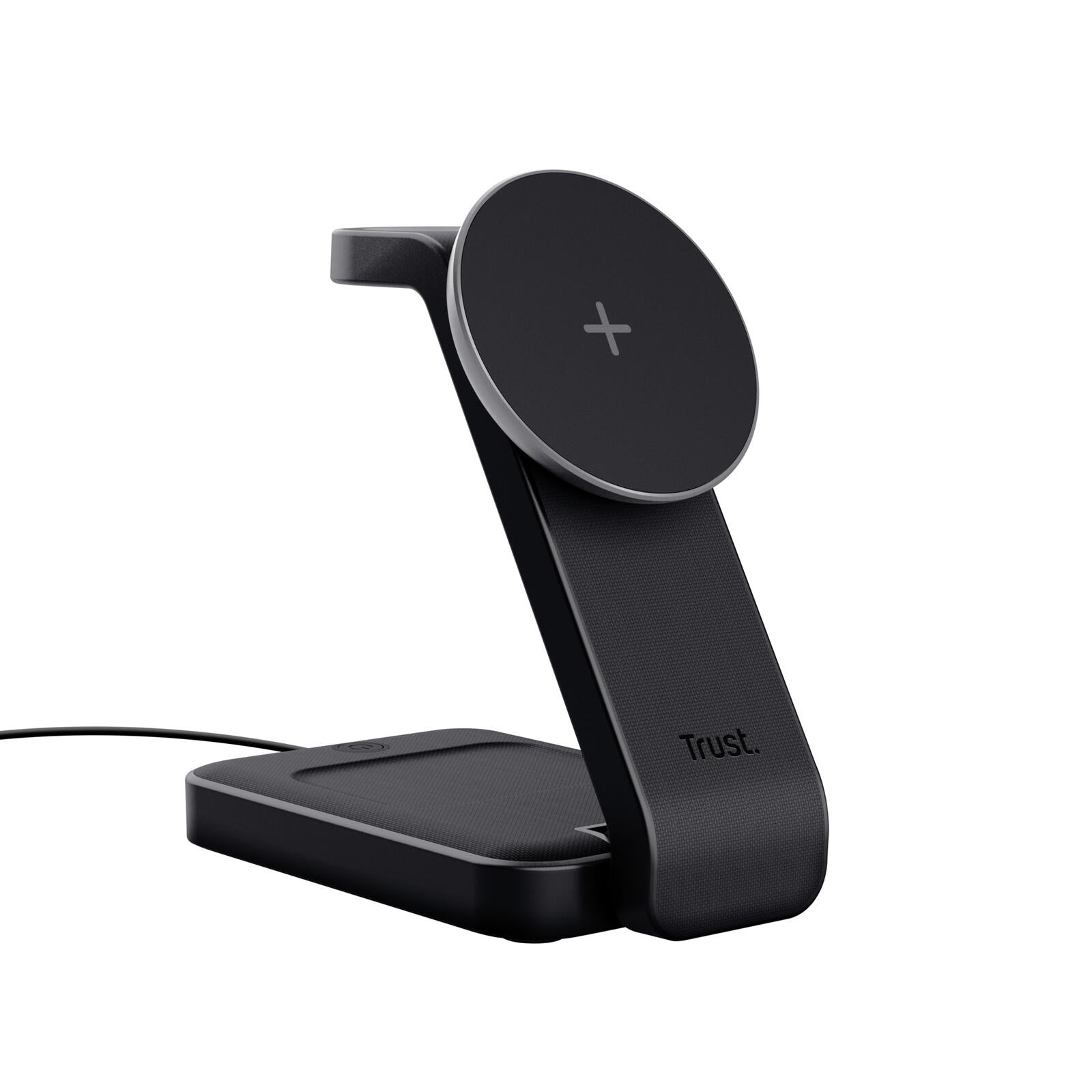 Trust Viro Kabellose, magnetische 3-in-1- Ladestation - Schwarz