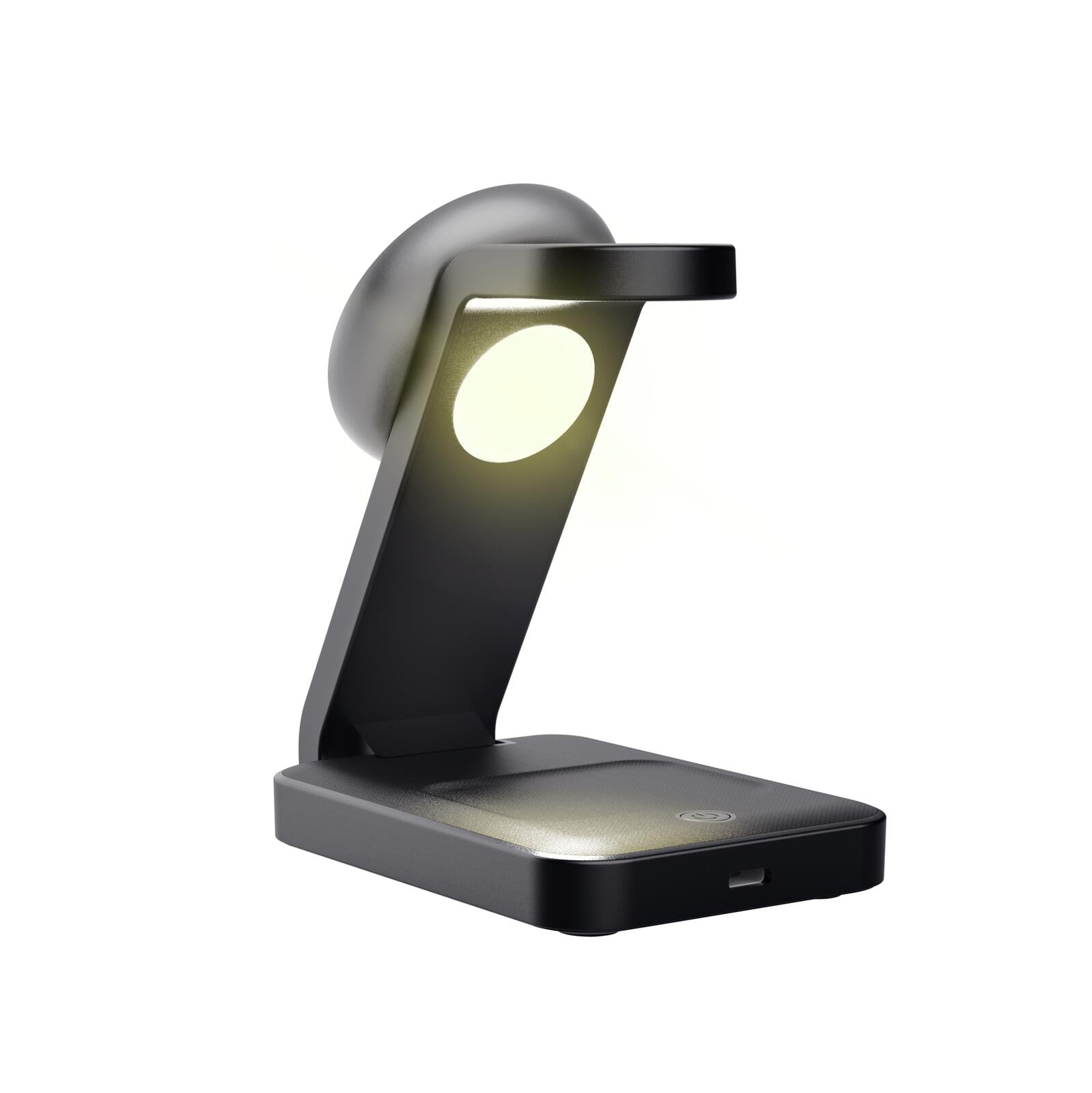Trust Viro Kabellose, magnetische 3-in-1- Ladestation - Schwarz