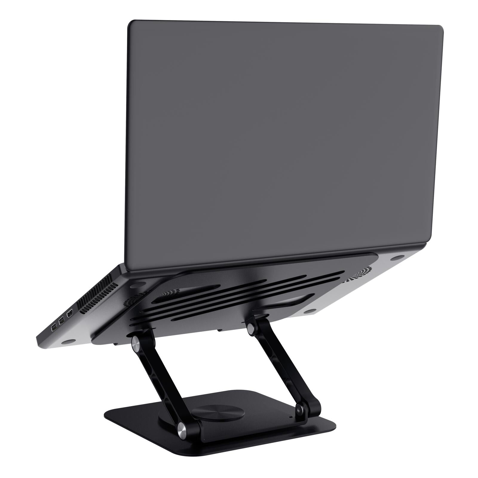 Trust Zeff Höhenverstellbarer Laptop-Schreibtischständer aus Metall - Schwarz
