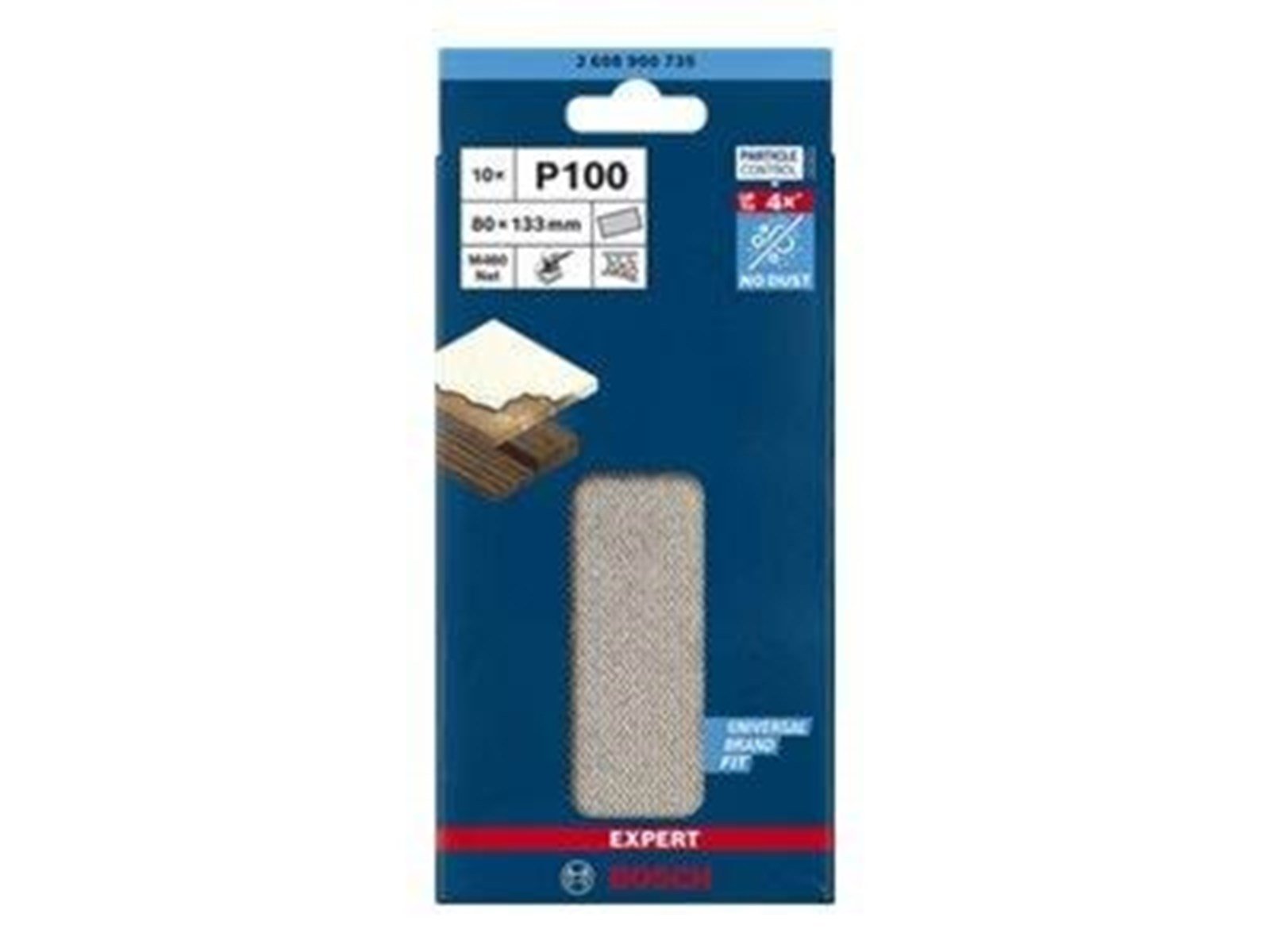 Bosch SLIBEBLAD PLAN 80X133MM NET K100 10 STK