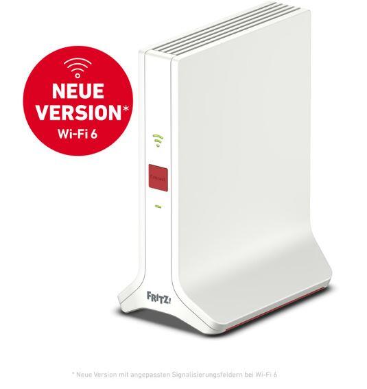 FRITZ!Repeater 3000 AX WiFi Range-Extender GigE WiFi 6 2,4GHz (1 Band) / 5 GHz (Dual-Band)