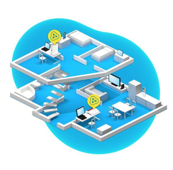 FRITZ!Repeater 3000 AX WiFi Range-Extender GigE WiFi 6 2,4GHz (1 Band) / 5 GHz (Dual-Band)
