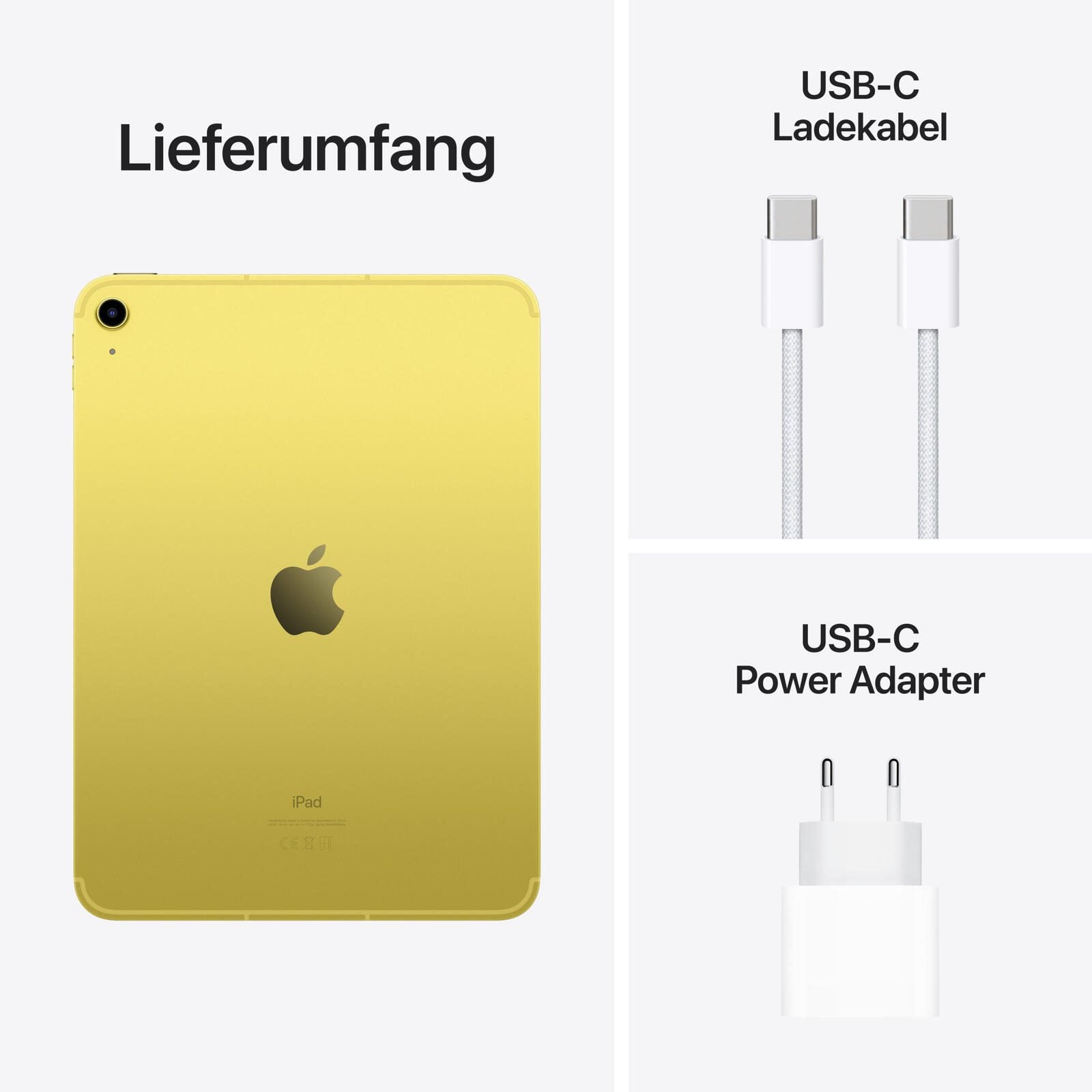 Apple iPad 10. Generation 27,69cm (10,9') 256GB gelb
