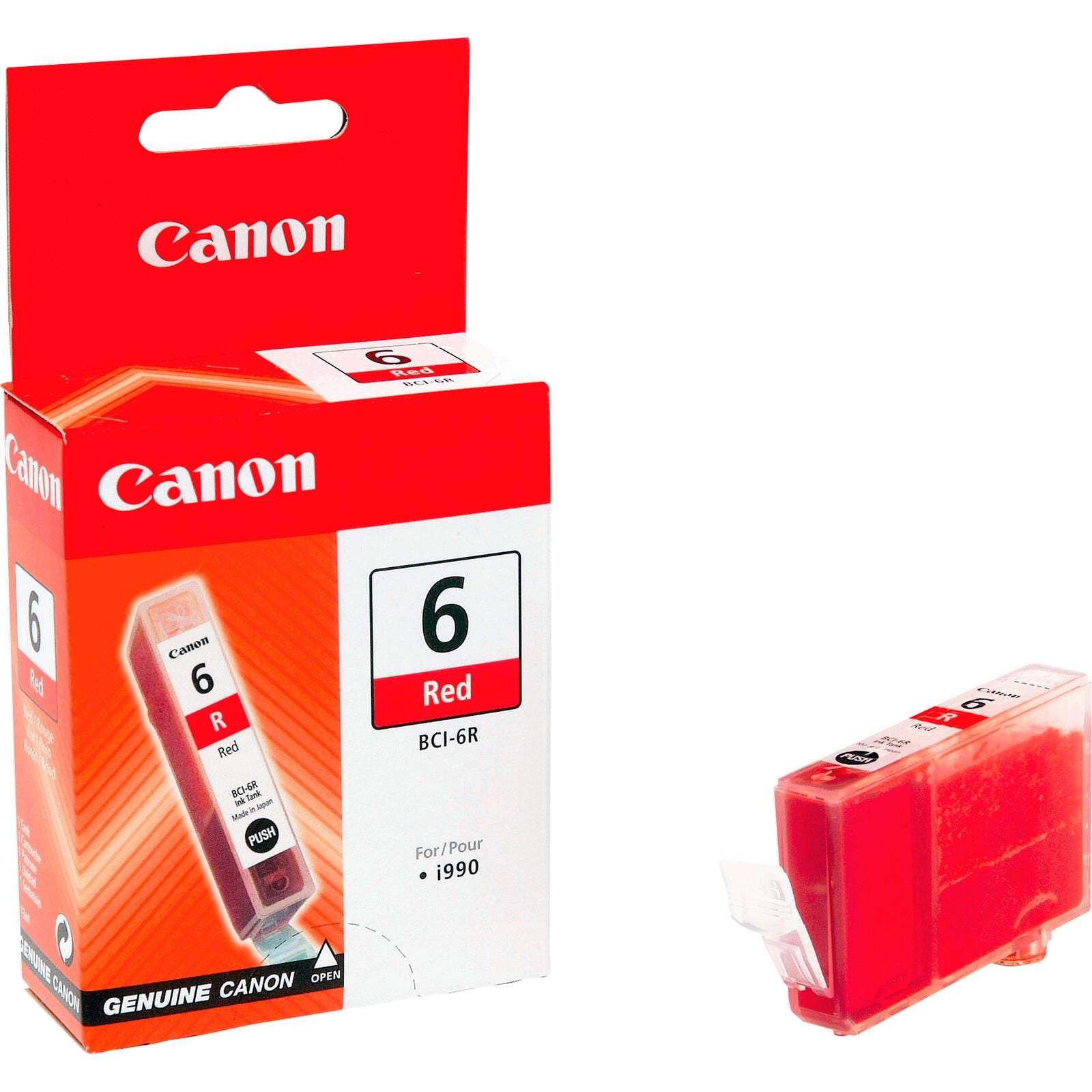 Canon Original BCI-6R Druckerpatrone - rot 390 Seiten