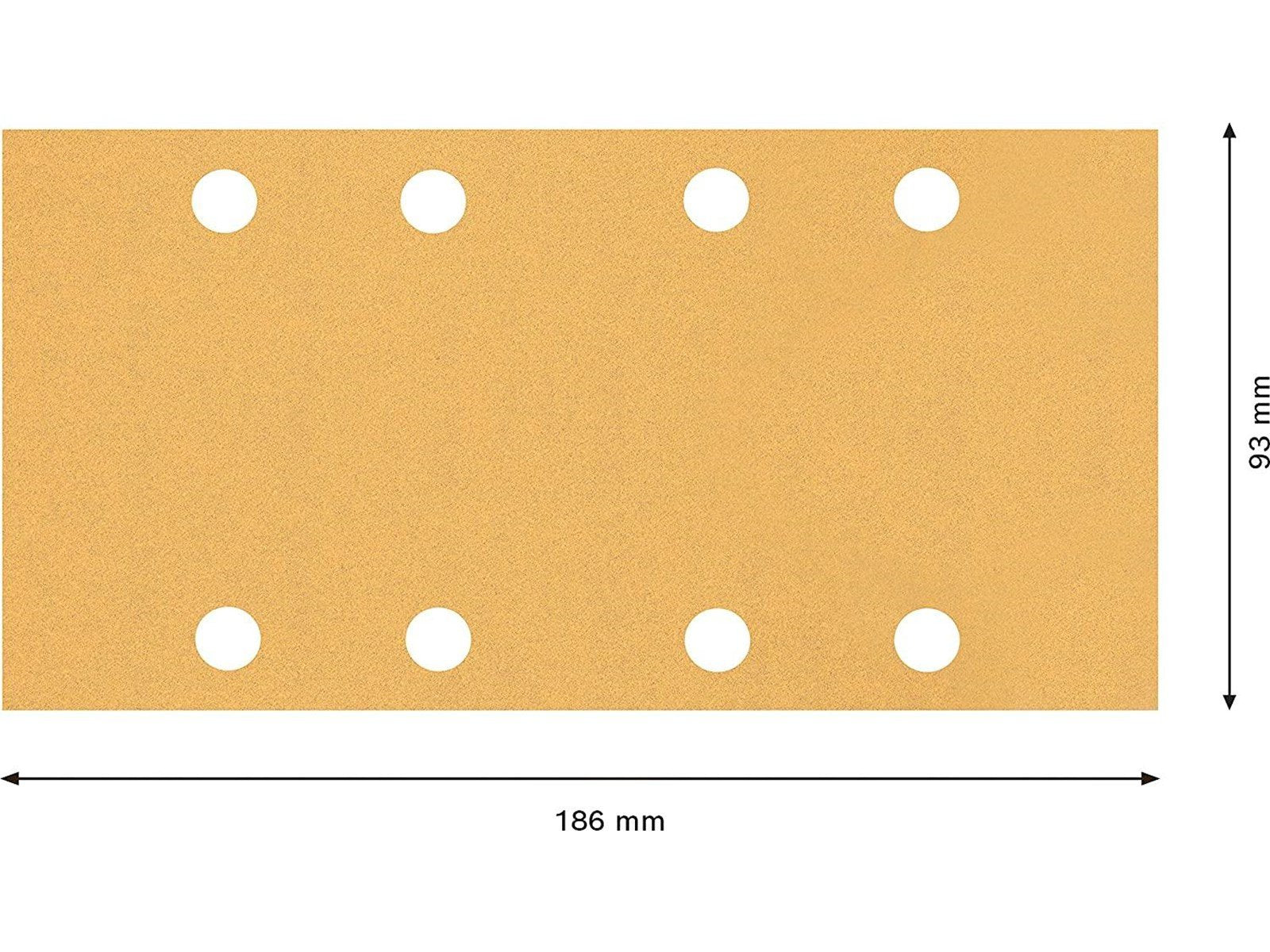 Bosch SLIBEBLAD PLAN 93X185MM K120 8H 10 STK