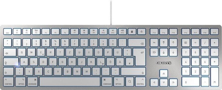 CHERRY KC 6000 SLIM kabelgebunde Tastatur für MAC