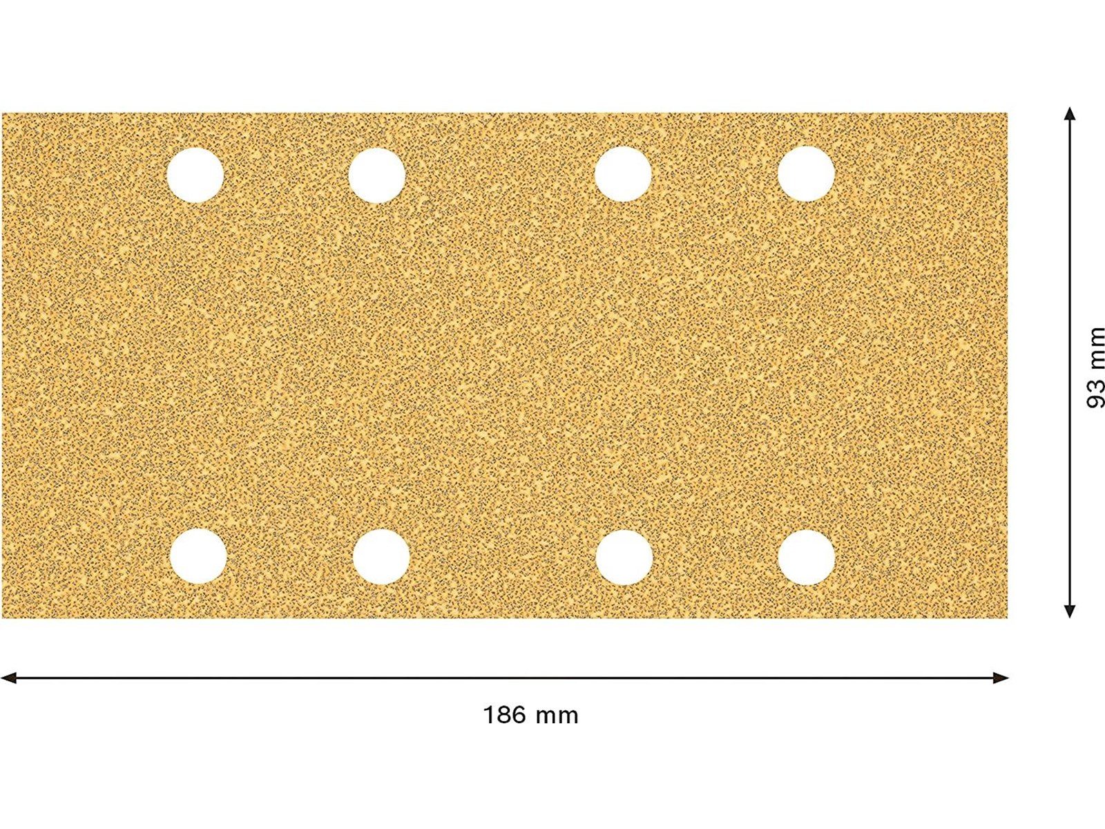 Bosch SLIBEBLAD PLAN 93X185MM K40 8H 10 STK