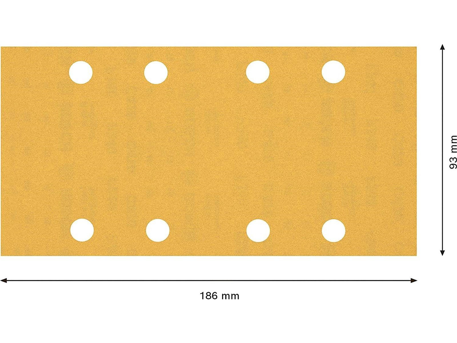 Bosch sanding sheet plan 93x186mm k180 6h 50 pcs