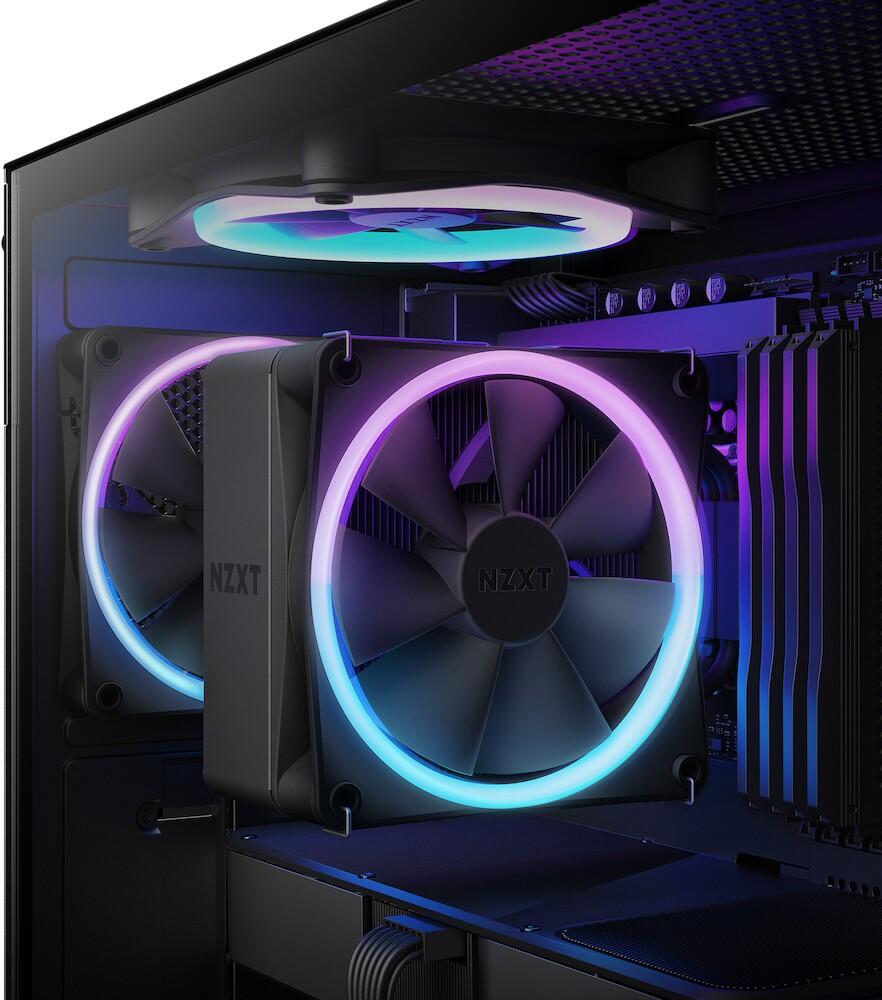 NZXT T120 RGB - CPU-Luftkühler, Schwarz