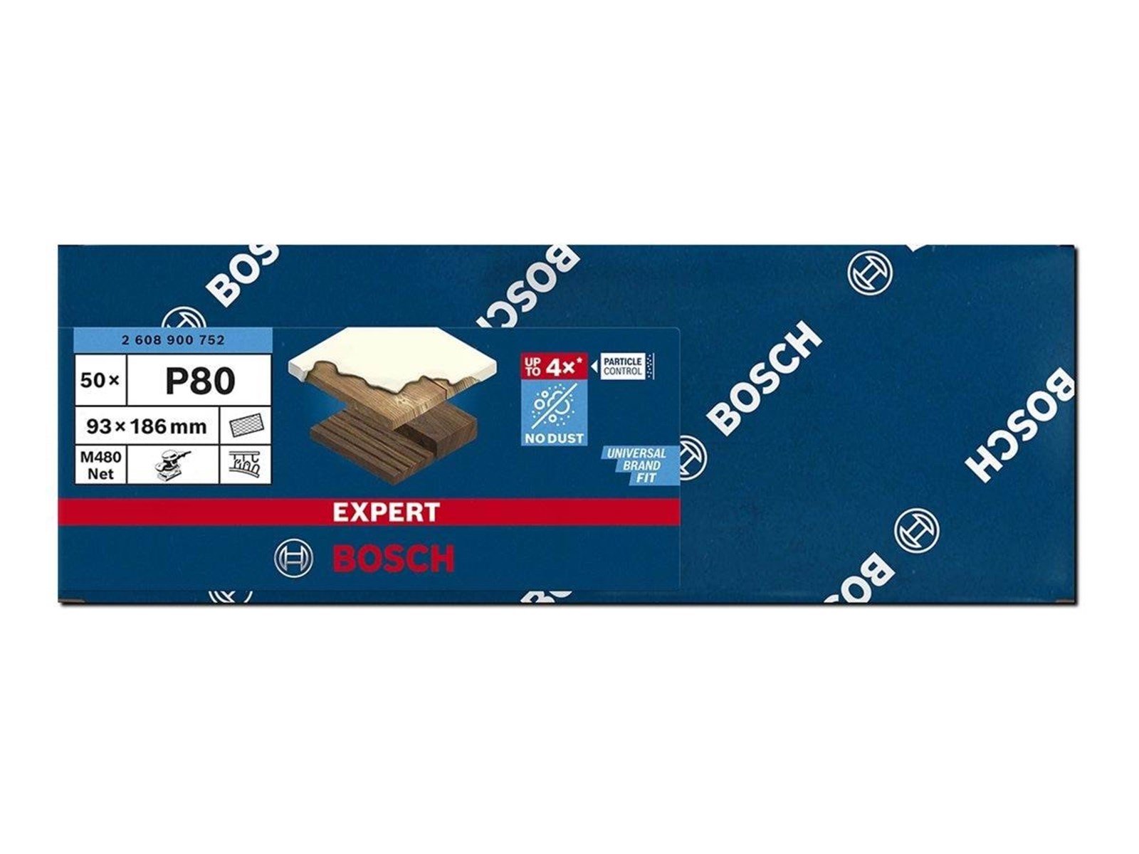 Bosch SLIBEBLAD PLAN 93X186MM NET K80 50 STK