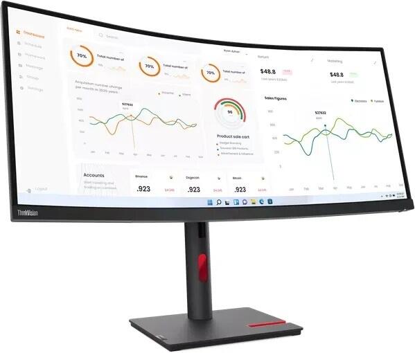Lenovo ThinkVision T34w-30 Curved Monitor 86,4cm (34 Zoll)