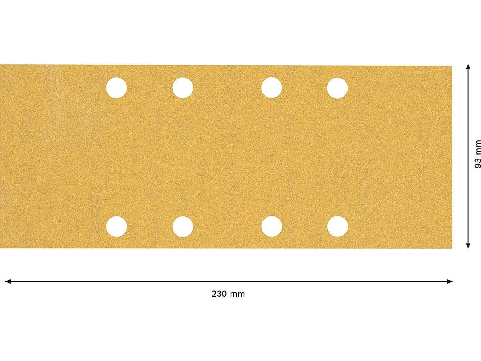 Bosch SLIBEBLAD PLAN 93X230MM K180 8H 10 STK