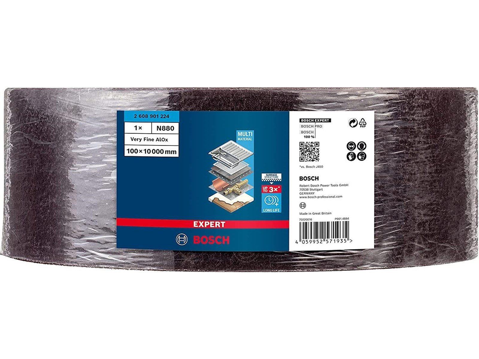 Bosch SLIBEFLEECE AIOX 10MX100MM RÃ˜D XFIN