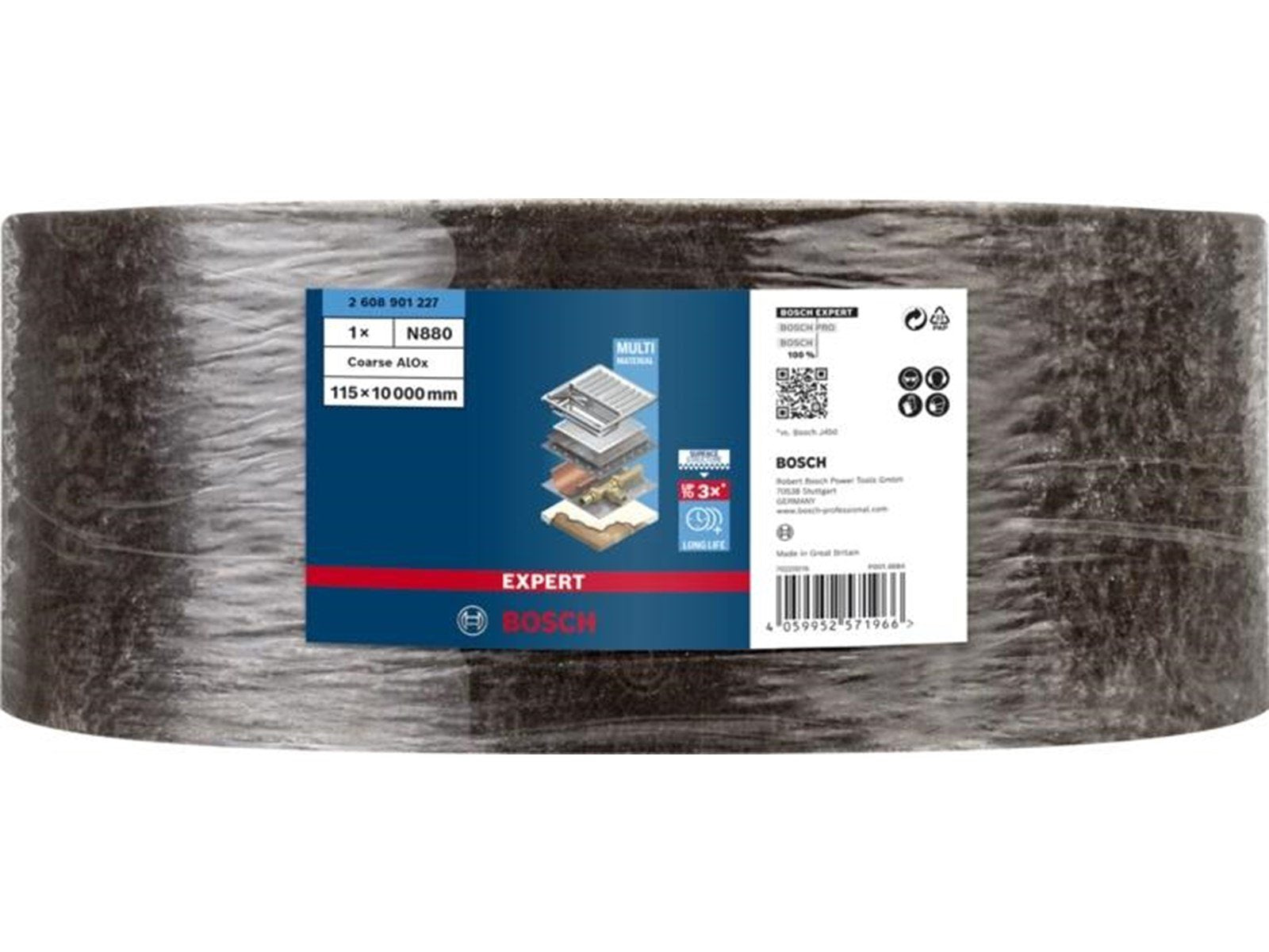 Bosch SLIBEFLEECE AIOX 10MX115MM BRUN GROV