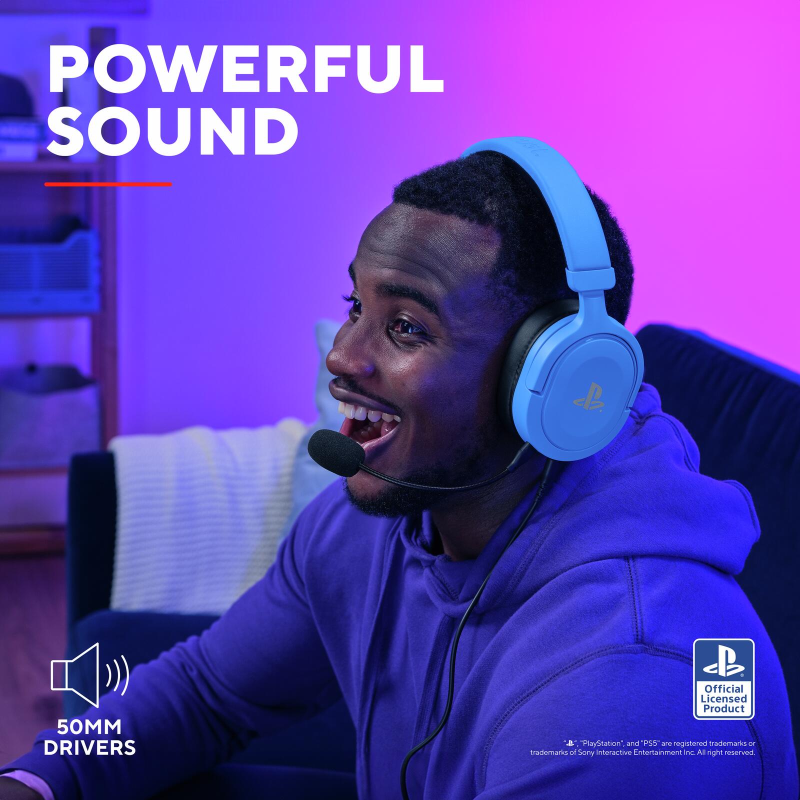 Trust Gaming GXT 498B Forta Gaming-Headset für PS5™ - Blau