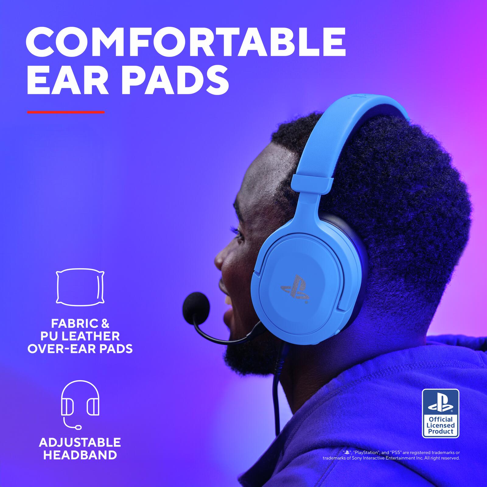 Trust Gaming GXT 498B Forta Gaming-Headset für PS5™ - Blau
