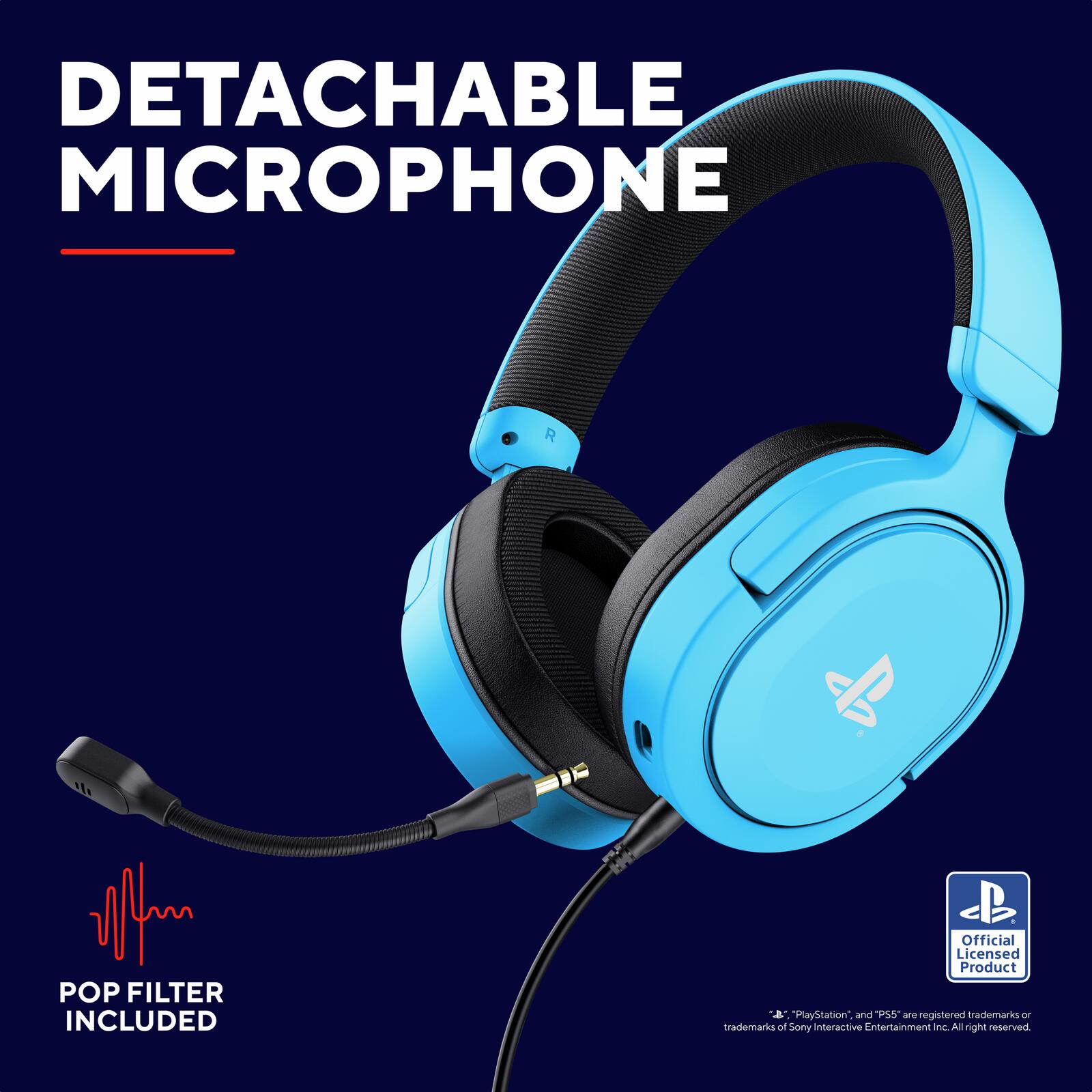 Trust Gaming GXT 498B Forta Gaming-Headset für PS5™ - Blau