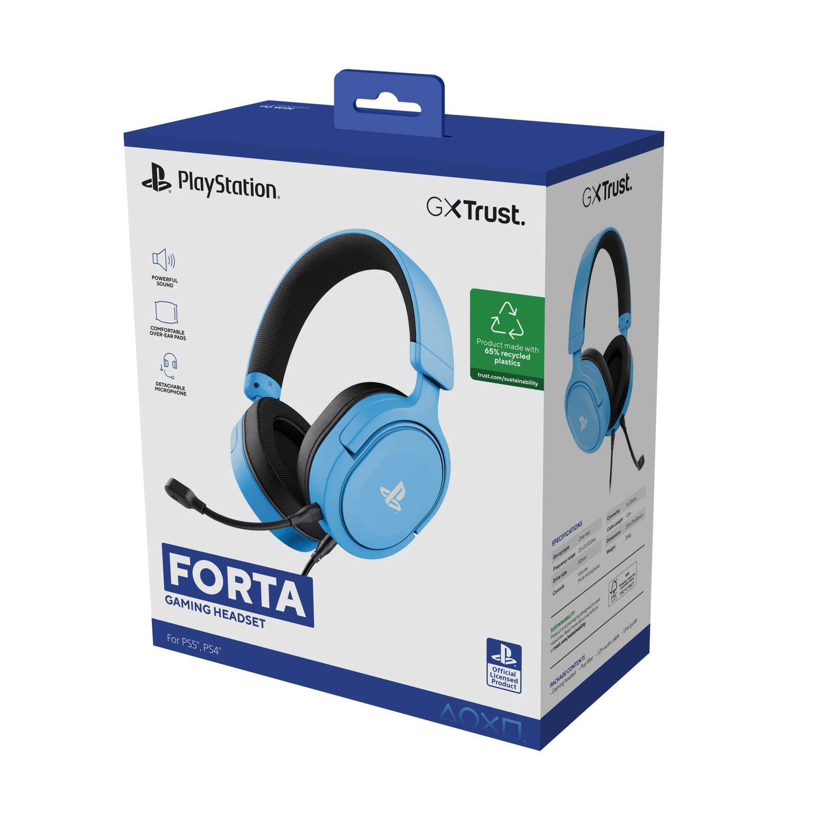 Trust Gaming GXT 498B Forta Gaming-Headset für PS5™ - Blau