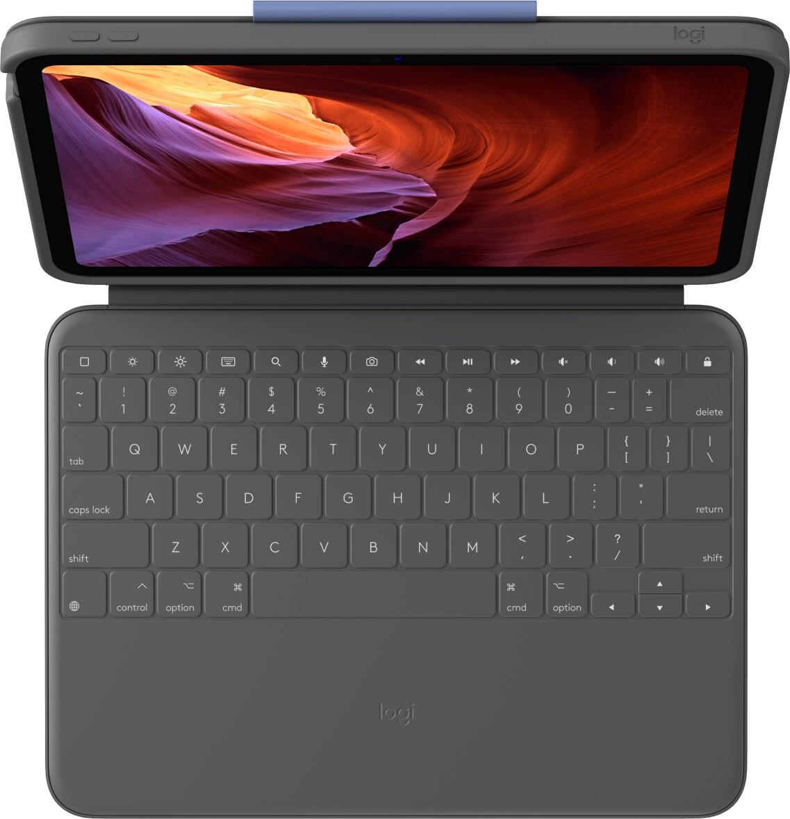 Logitech Rugged Folio Ultra-Schutzcase mit Tastatur