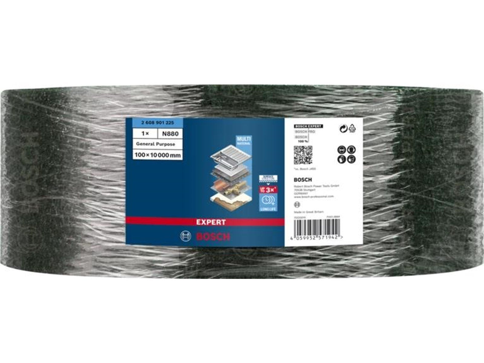 Bosch SLIBEFLEECE SIC 10MX100MM GRÃ… XFIN