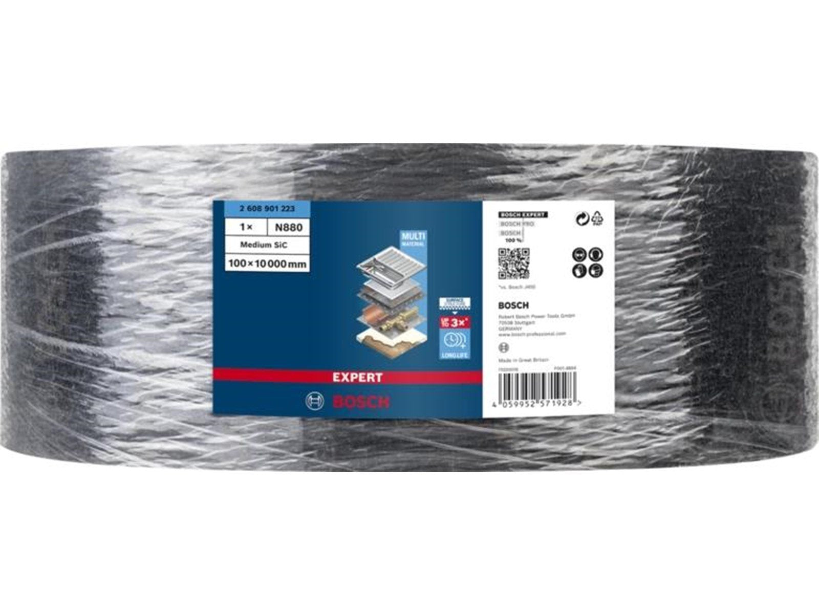 Bosch SLIBEFLEECE SIC 10MX100MM SORT MEDIUM