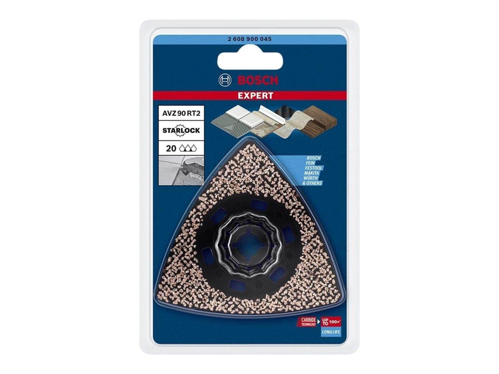 Bosch SLIBEPLADE AVZ90RT2 90MM K20