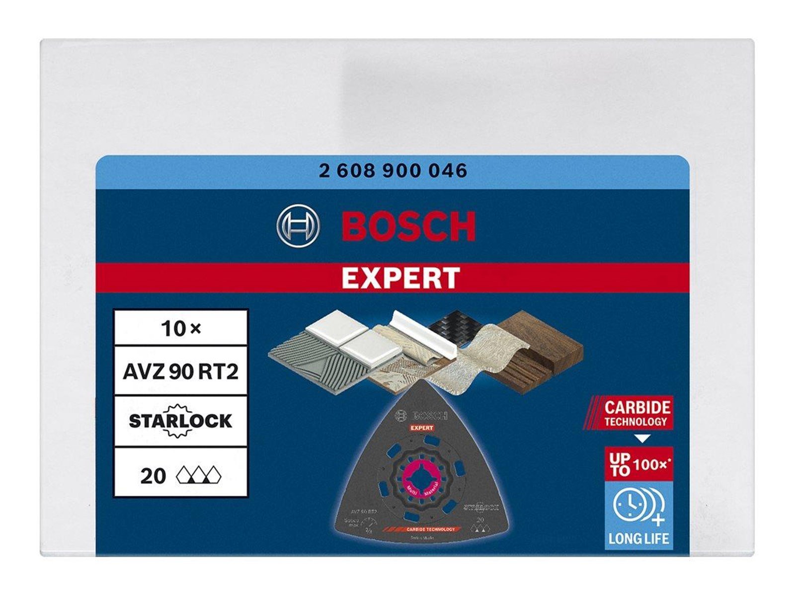 Bosch SLIBEPLADE AVZ90RT2 90MM K20 10 STK