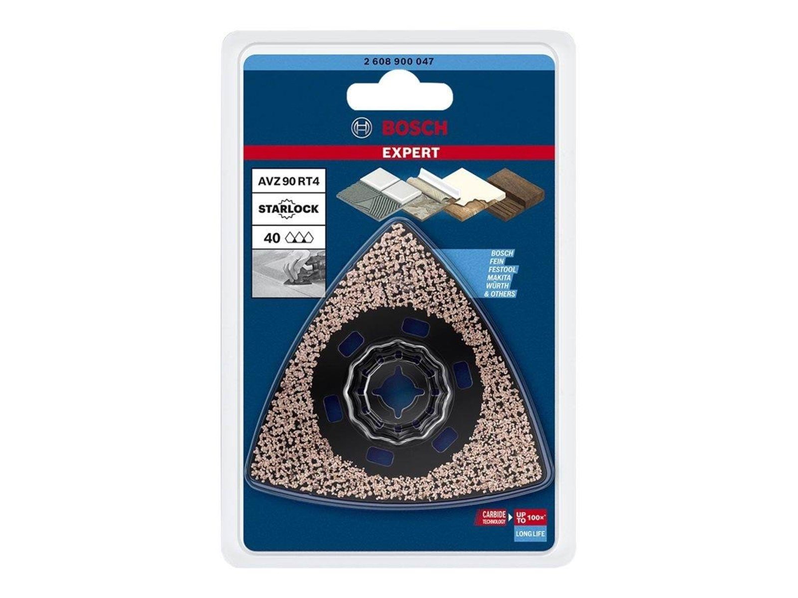 Bosch SLIBEPLADE AVZ90RT4 90MM K40