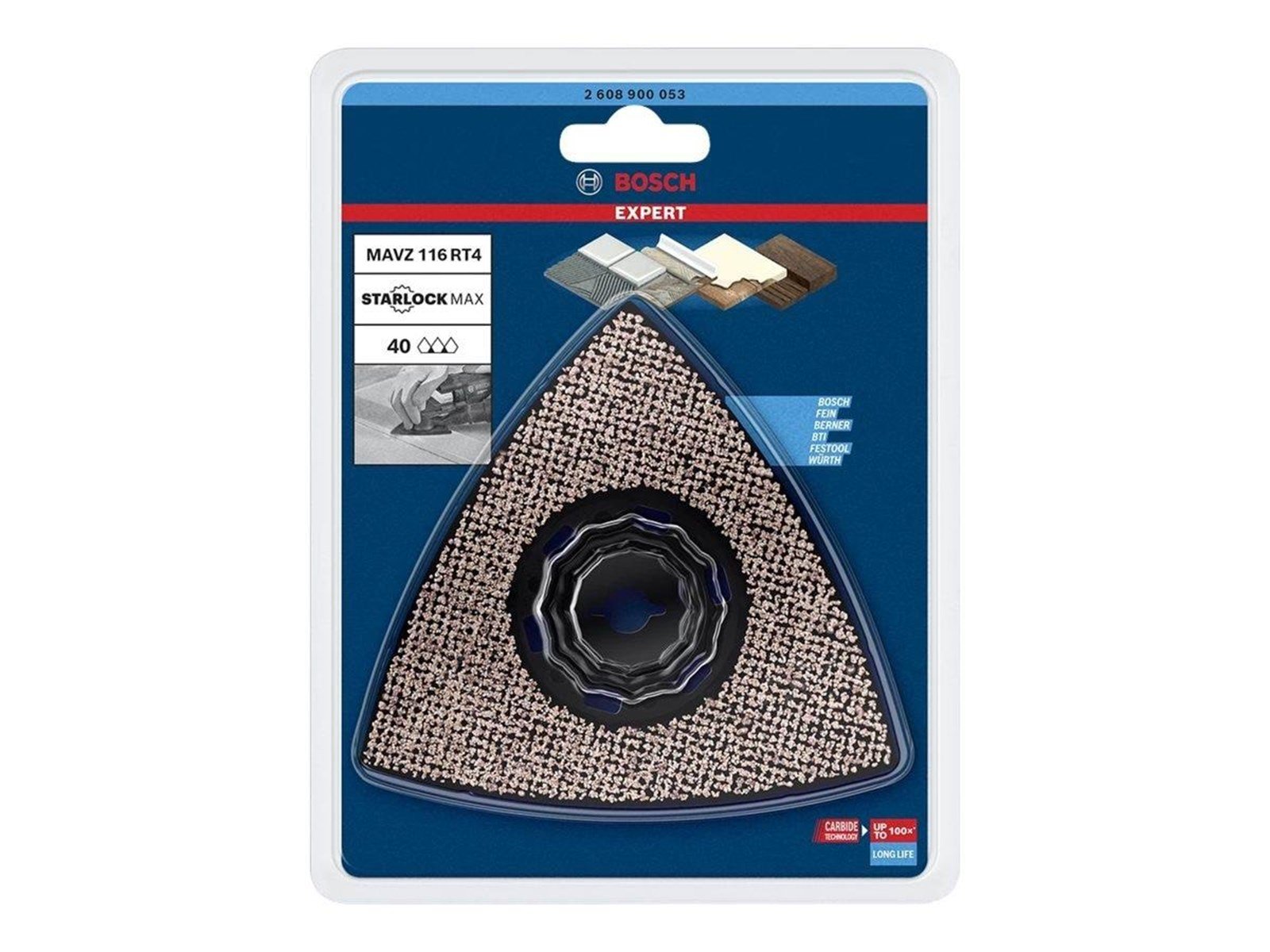 Bosch SLIBEPLADE MAVZ116RT4 116MM K40