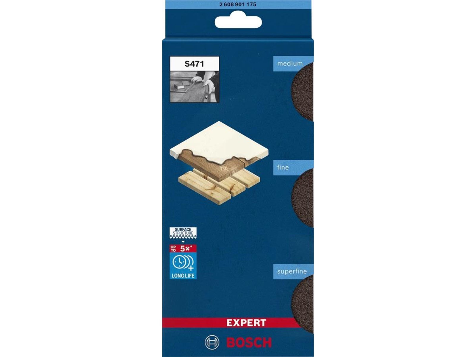 Bosch EXPERT S471 2608901175 - 3 Pack