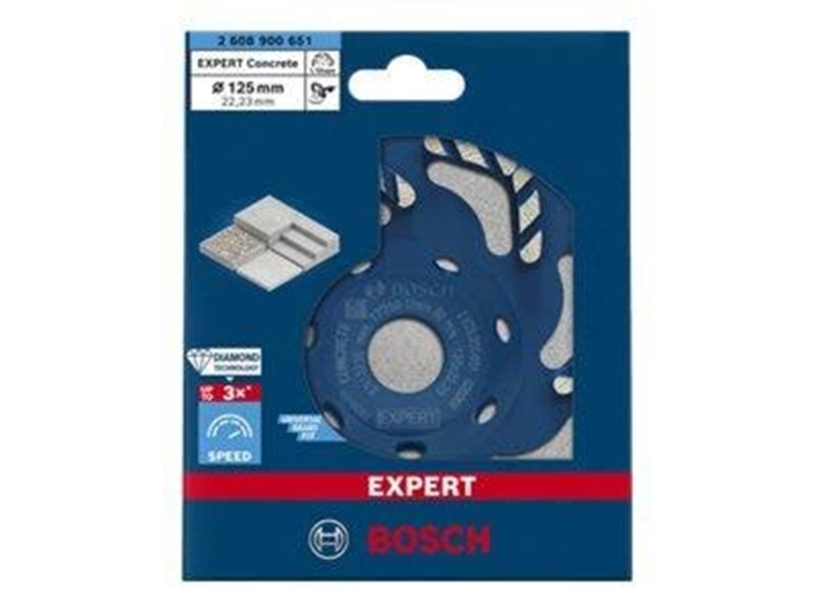 Bosch DIAMANTSLIBEKOP EXPERT CONCRETE 125MM