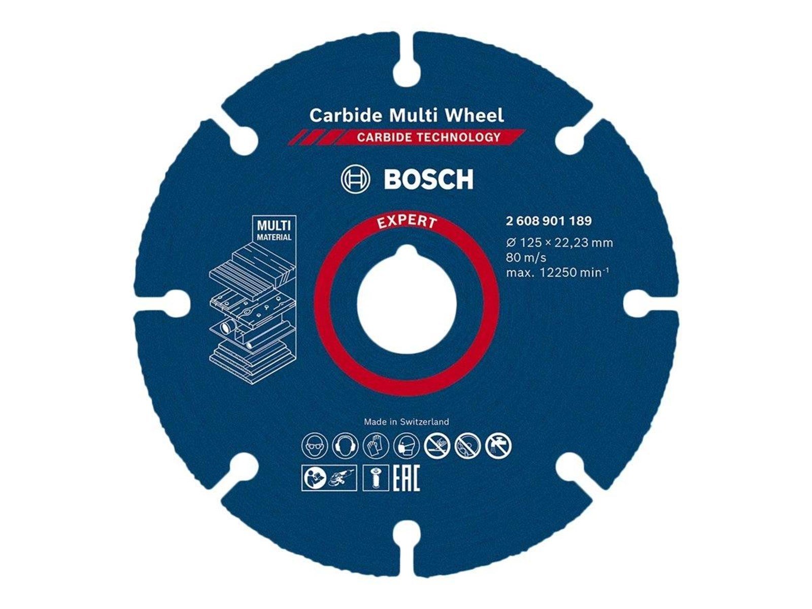 Bosch SKÃ†RESKIVE MULTIWHEEL 125MM HM