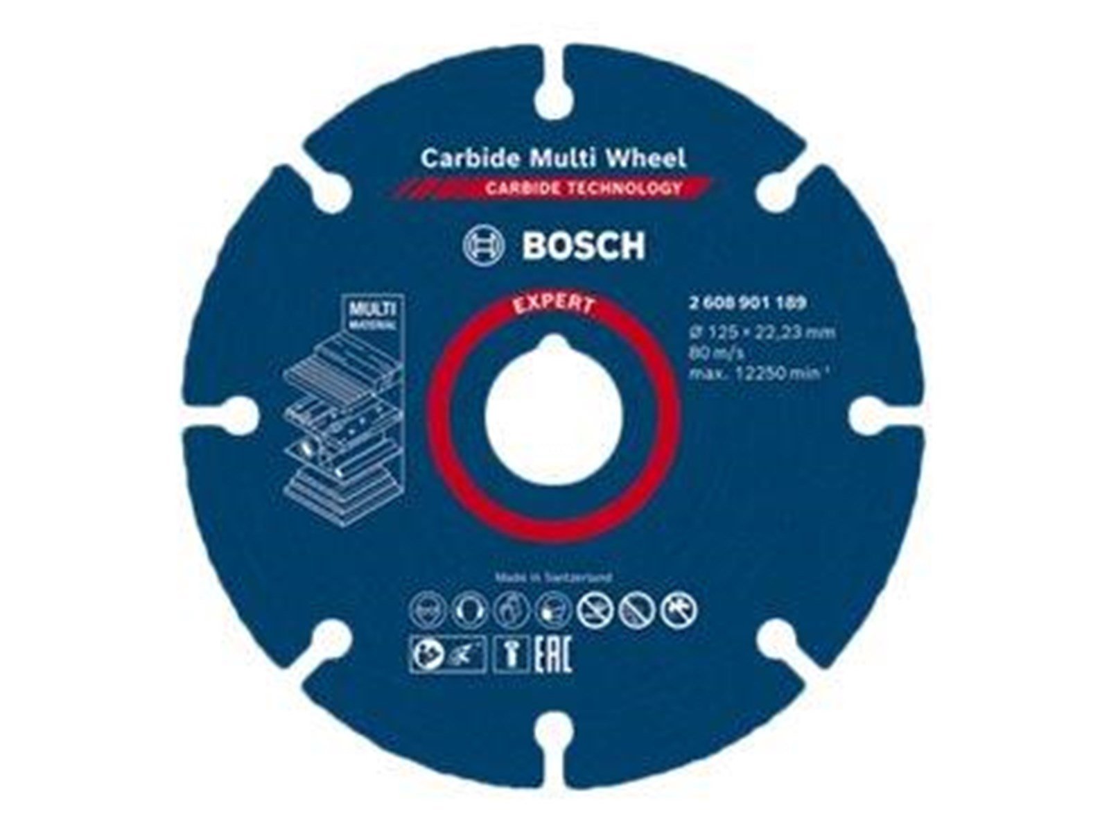 Bosch SKÃ†RESKIVE MULTIWHEEL 125MM HM