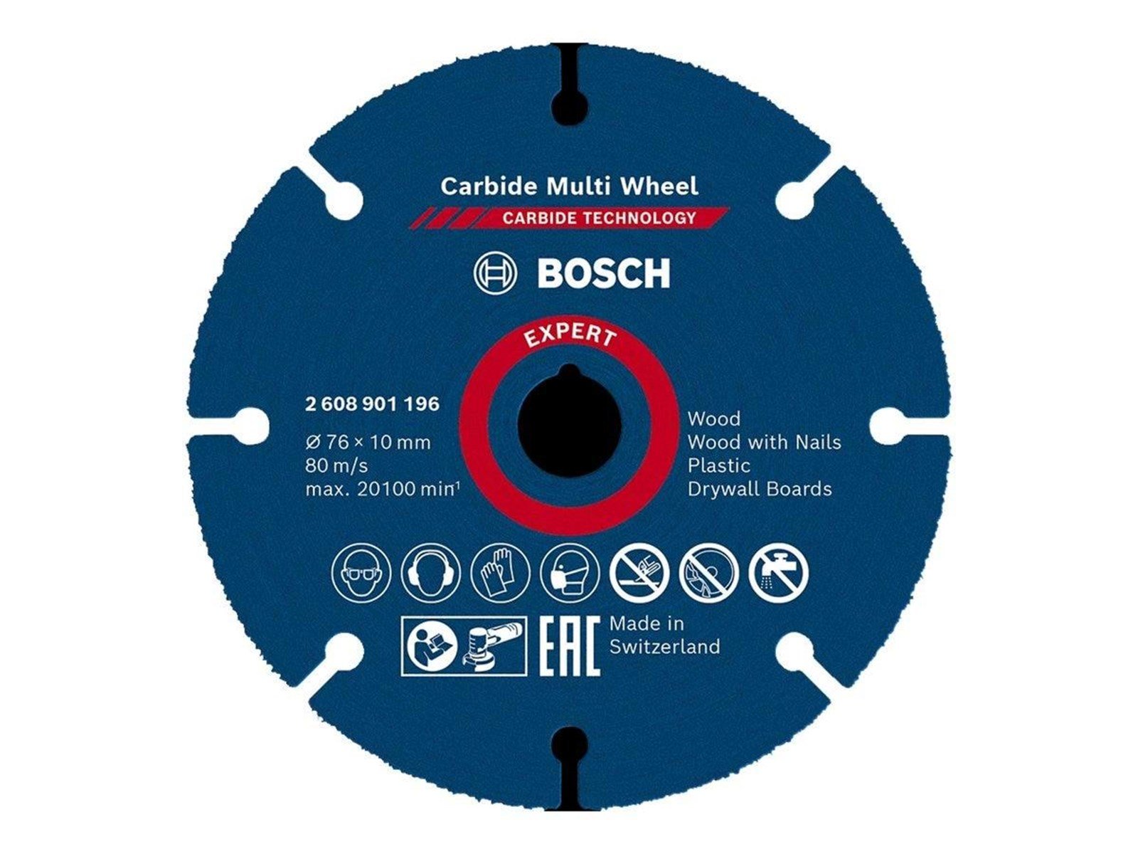 Bosch SKÃ†RESKIVE MULTIWHEEL 76X10MM HM