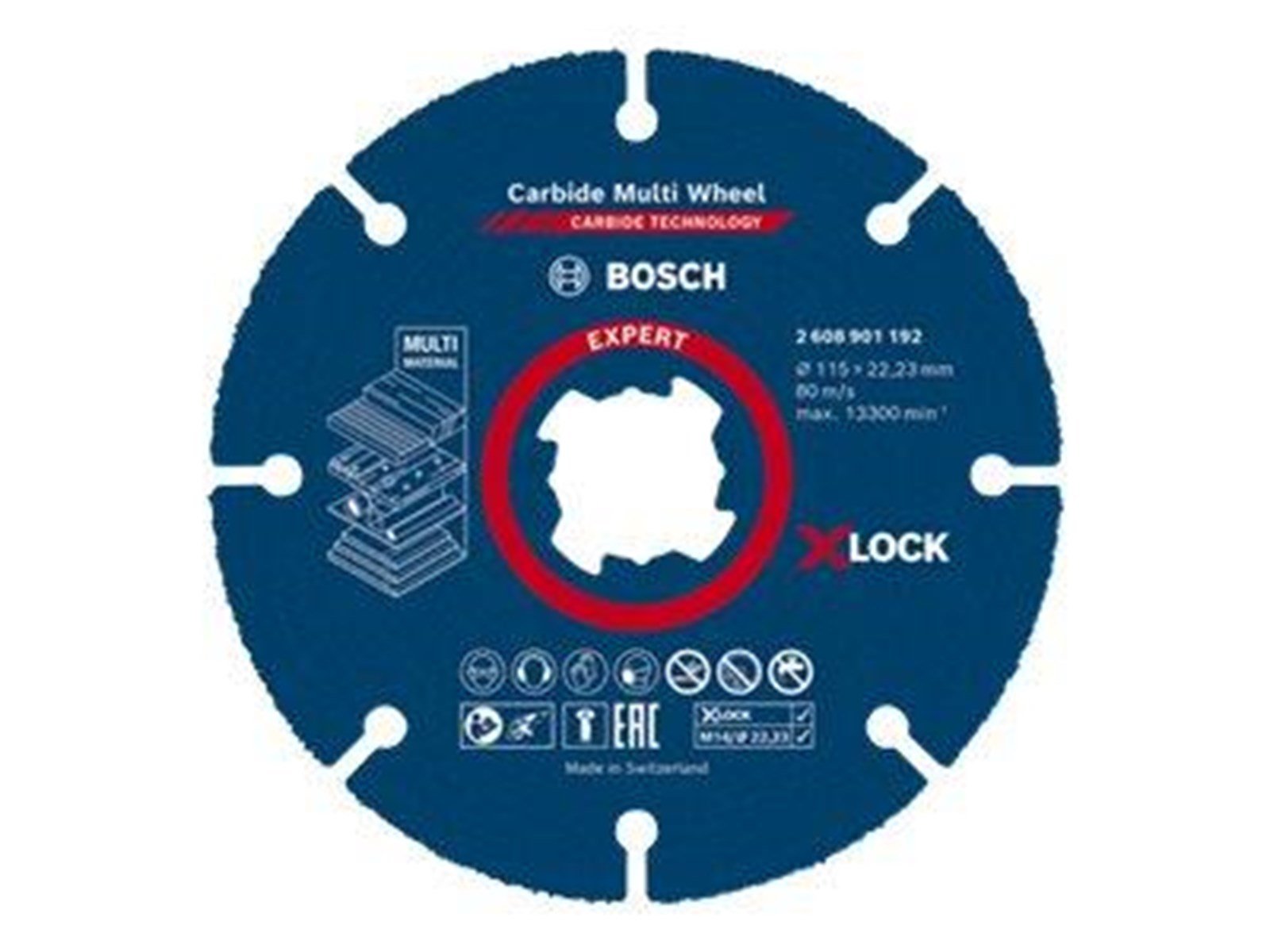 Bosch SKÃ†RESKIVE XL MULTIWHEEL 115MM HM