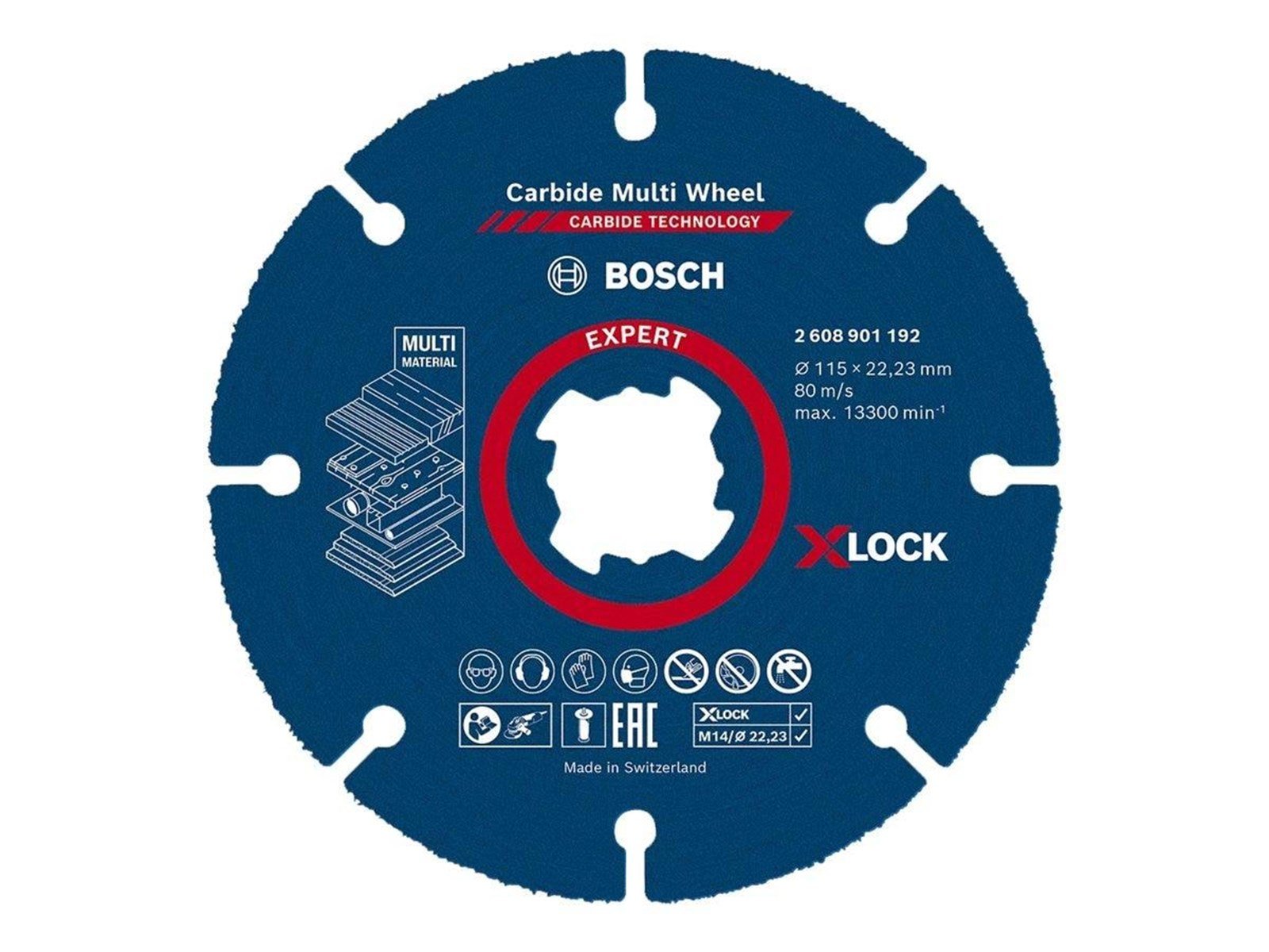 Bosch SKÃ†RESKIVE XL MULTIWHEEL 115MM HM