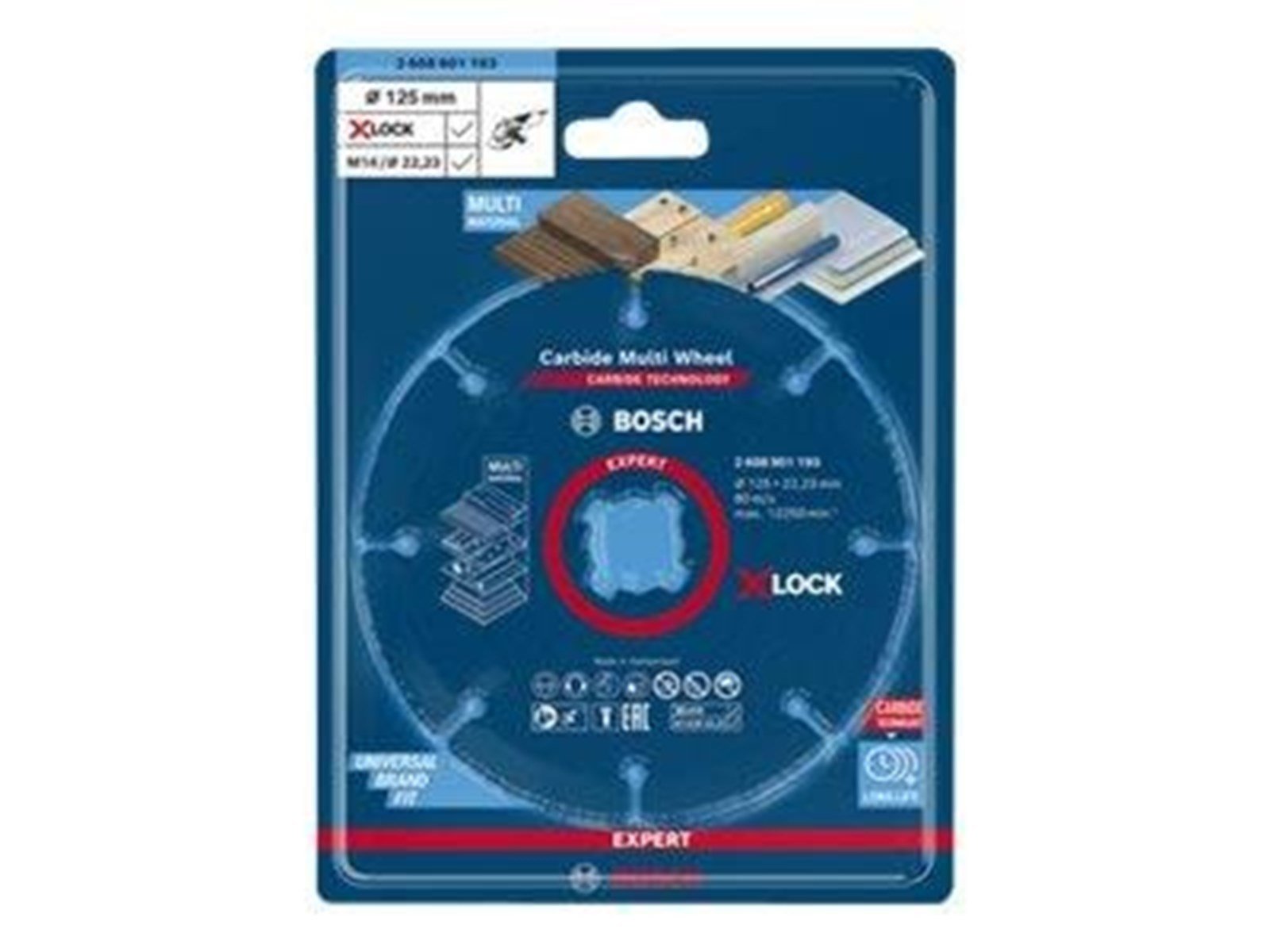 Bosch SKÃ†RESKIVE XL MULTIWHEEL 125MM HM