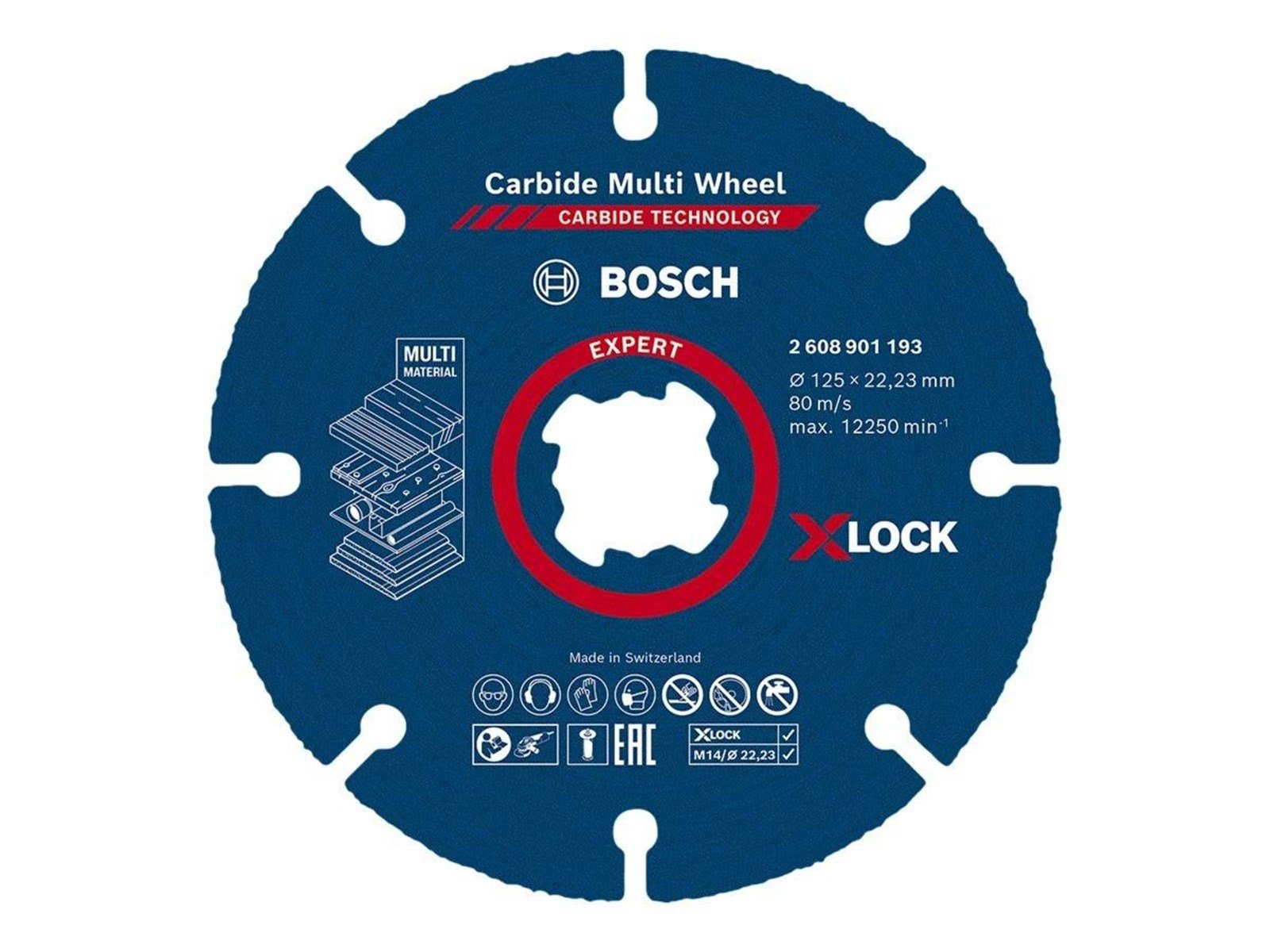 Bosch SKÃ†RESKIVE XL MULTIWHEEL 125MM HM