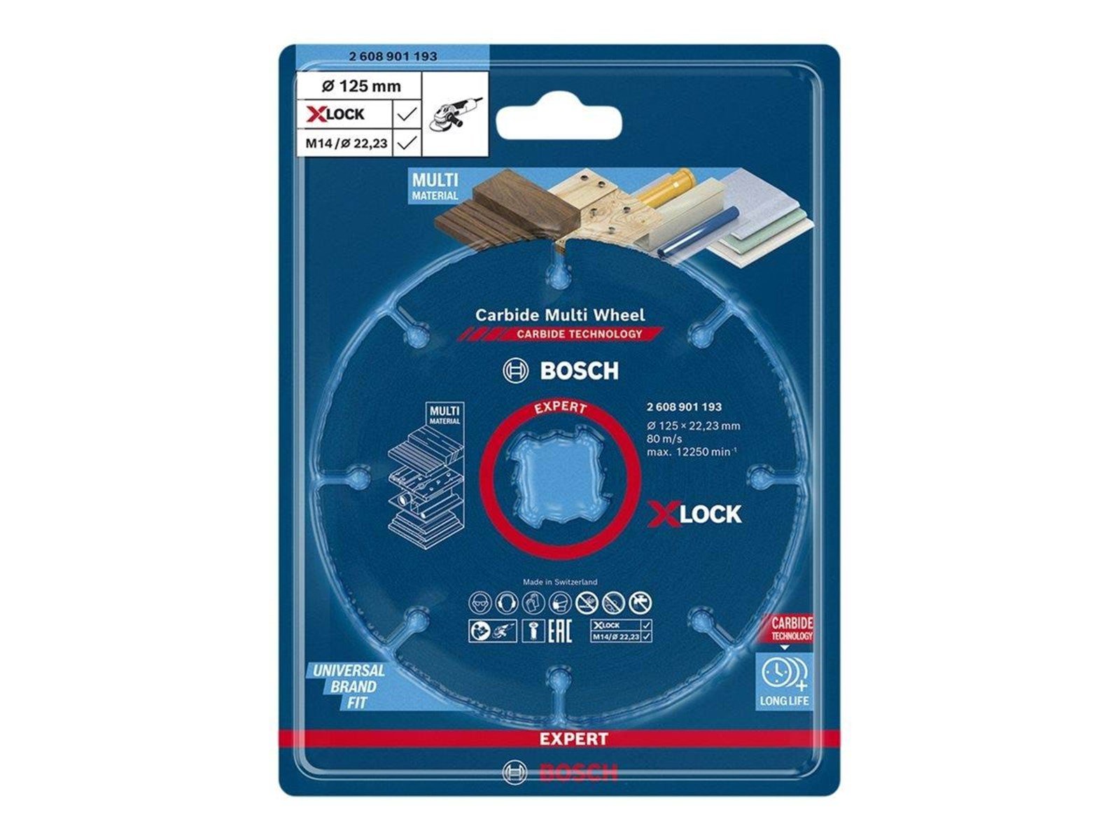 Bosch SKÃ†RESKIVE XL MULTIWHEEL 125MM HM