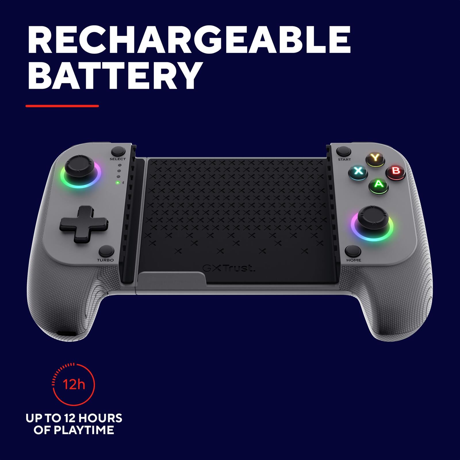 Trust Gaming GXT 735G Mylox Kabelloser mobiler Gaming-Controller - Grau